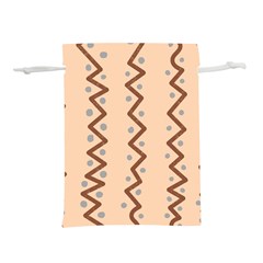 Print Pattern Minimal Tribal Lightweight Drawstring Pouch (l) by Cemarart