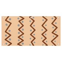 Print Pattern Minimal Tribal Banner And Sign 4  X 2  by Cemarart