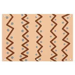 Print Pattern Minimal Tribal Banner And Sign 6  X 4  by Cemarart