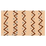 Print Pattern Minimal Tribal Banner and Sign 7  x 4  Front