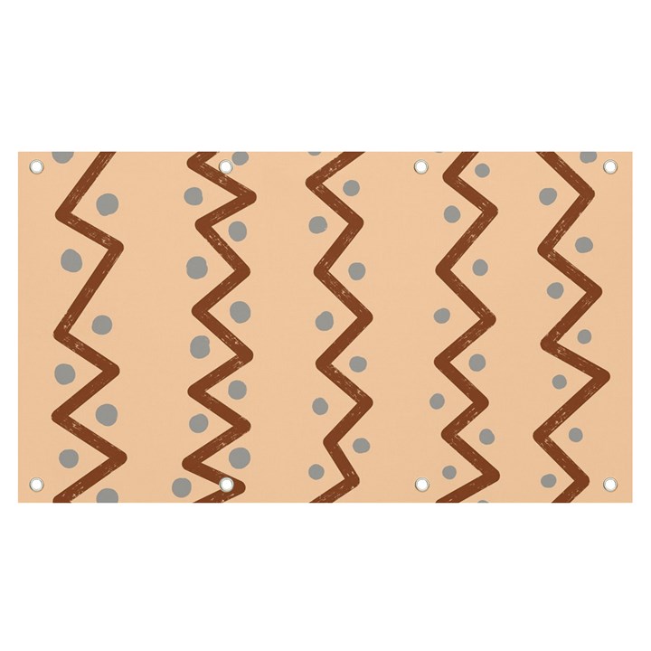 Print Pattern Minimal Tribal Banner and Sign 7  x 4 