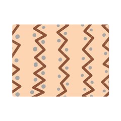 Print Pattern Minimal Tribal Premium Plush Fleece Blanket (mini) by Cemarart