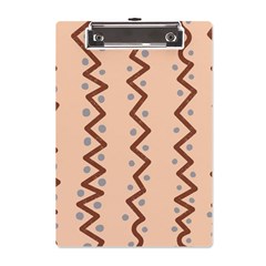 Print Pattern Minimal Tribal A5 Acrylic Clipboard by Cemarart