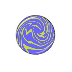 Blue Green Abstract Hat Clip Ball Marker (10 Pack) by Cemarart