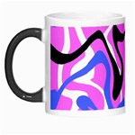 Swirl Pink White Blue Black Morph Mug Left