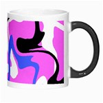 Swirl Pink White Blue Black Morph Mug Right