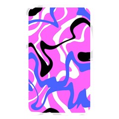 Swirl Pink White Blue Black Memory Card Reader (rectangular) by Cemarart