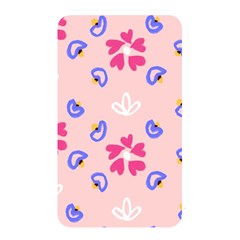 Flower Heart Print Pattern Pink Memory Card Reader (rectangular) by Cemarart