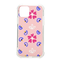 Flower Heart Print Pattern Pink Iphone 11 Pro 5 8 Inch Tpu Uv Print Case by Cemarart