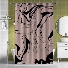 Chic Boho Decor Background Print Shower Curtain 48  X 72  (small)  by Cemarart