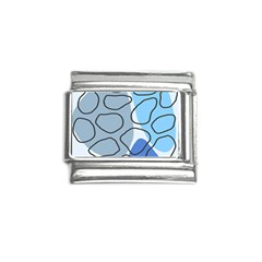 Boho Blue Deep Blue Artwork Italian Charm (9mm)