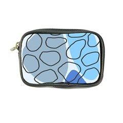 Boho Blue Deep Blue Artwork Coin Purse