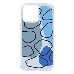 Boho Blue Deep Blue Artwork iPhone 14 Pro Max TPU UV Print Case