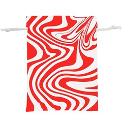 Red White Background Swirl Playful Lightweight Drawstring Pouch (xl) by Cemarart