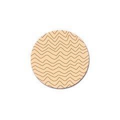 Background Wavy Zig Zag Lines Golf Ball Marker by Cemarart