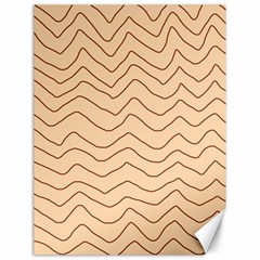 Background Wavy Zig Zag Lines Canvas 18  x 24 