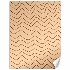 Background Wavy Zig Zag Lines Canvas 36  x 48 