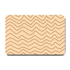 Background Wavy Zig Zag Lines Small Doormat