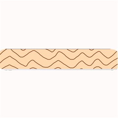 Background Wavy Zig Zag Lines Small Bar Mat