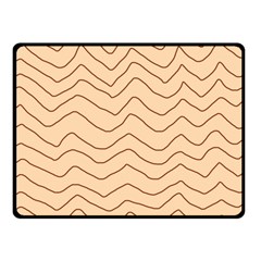 Background Wavy Zig Zag Lines Fleece Blanket (Small)