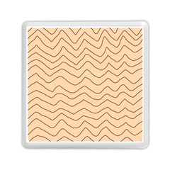 Background Wavy Zig Zag Lines Memory Card Reader (square) by Cemarart