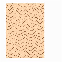 Background Wavy Zig Zag Lines Large Garden Flag (Two Sides)