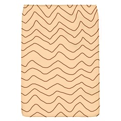 Background Wavy Zig Zag Lines Removable Flap Cover (S)