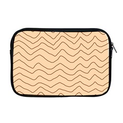 Background Wavy Zig Zag Lines Apple MacBook Pro 17  Zipper Case