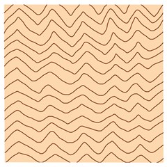 Background Wavy Zig Zag Lines Wooden Puzzle Square by Cemarart