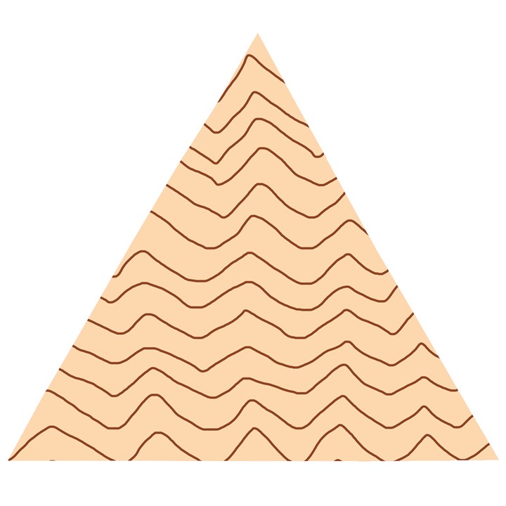 Background Wavy Zig Zag Lines Wooden Puzzle Triangle