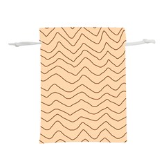 Background Wavy Zig Zag Lines Lightweight Drawstring Pouch (L)