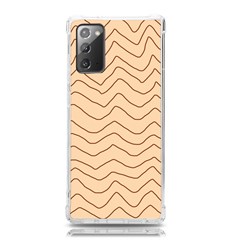 Background Wavy Zig Zag Lines Samsung Galaxy Note 20 TPU UV Case