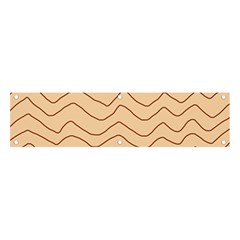 Background Wavy Zig Zag Lines Banner And Sign 4  X 1  by Cemarart