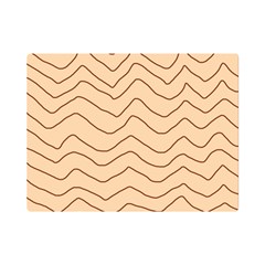 Background Wavy Zig Zag Lines Premium Plush Fleece Blanket (Mini)