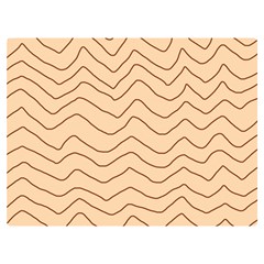 Background Wavy Zig Zag Lines Premium Plush Fleece Blanket (Extra Small)