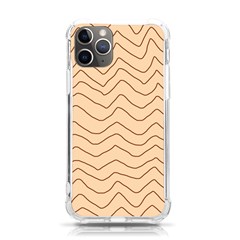 Background Wavy Zig Zag Lines iPhone 11 Pro 5.8 Inch TPU UV Print Case