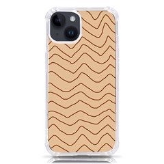 Background Wavy Zig Zag Lines iPhone 14 TPU UV Print Case