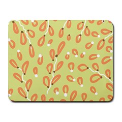 Pattern Leaves Print Background Small Mousepad