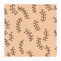 Leaves Plants Dots Pattern Medium Glasses Cloth (2 Sides)