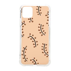 Leaves Plants Dots Pattern Iphone 11 Pro Max 6 5 Inch Tpu Uv Print Case by Cemarart