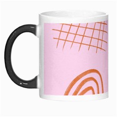 Elements Scribbles Wiggly Lines Retro Vintage Morph Mug by Cemarart