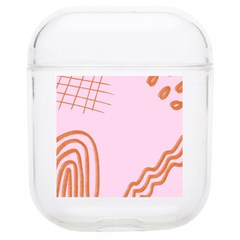 Elements Scribbles Wiggly Lines Retro Vintage Soft Tpu Airpods 1/2 Case by Cemarart