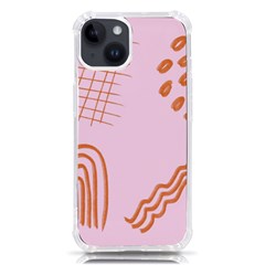 Elements Scribbles Wiggly Lines Retro Vintage Iphone 14 Tpu Uv Print Case by Cemarart