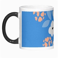 Doodle Flowers Leaves Plant Design Morph Mug by Cemarart