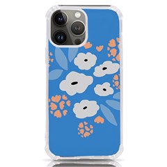 Doodle Flowers Leaves Plant Design Iphone 13 Pro Max Tpu Uv Print Case by Cemarart