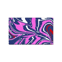 Texture Multicolour Grunge Sticker (rectangular)