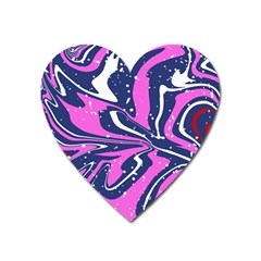 Texture Multicolour Grunge Heart Magnet by Cemarart