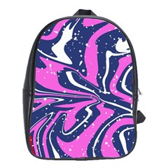 Texture Multicolour Grunge School Bag (large)