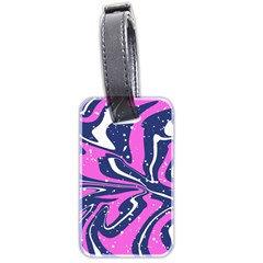 Texture Multicolour Grunge Luggage Tag (two Sides) by Cemarart