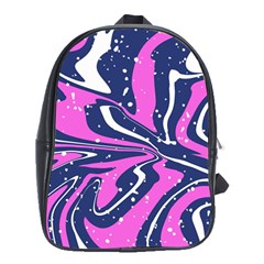 Texture Multicolour Grunge School Bag (xl)